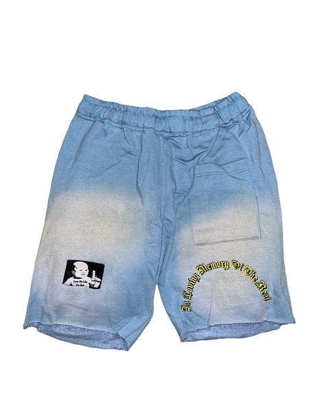 DED Faded shorts(Light Blue)