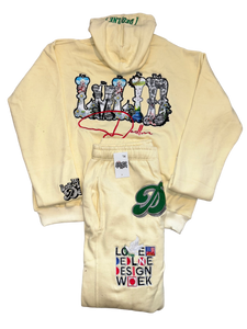 LMLID Beige sweat suit