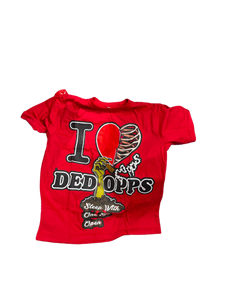 I LOVE DED OPPS unisex T-shirt(Red)