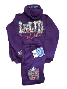 LMLIM Purple sweat suit