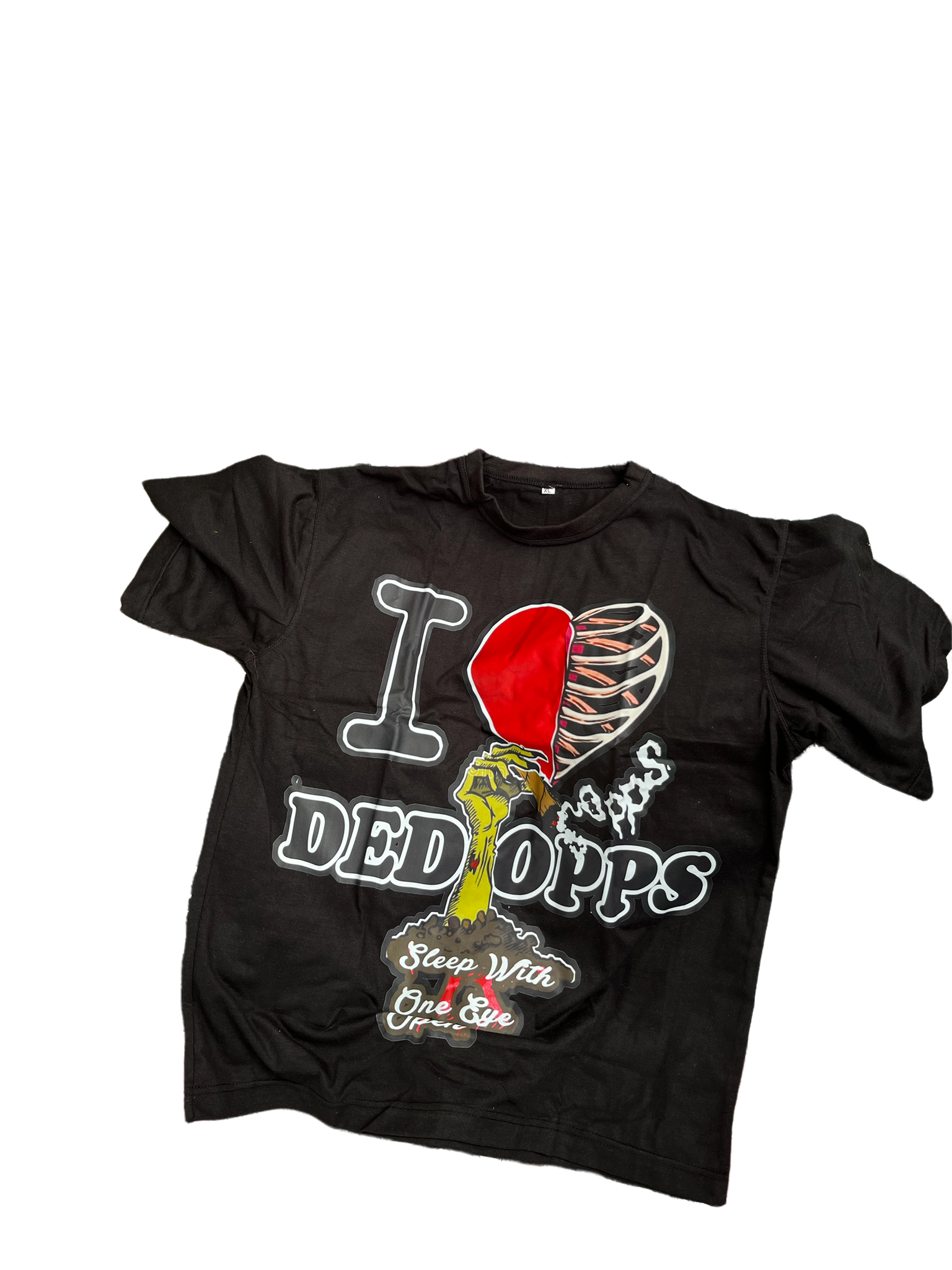 I LOVE DED OPPS unisex T-shirt(Black)