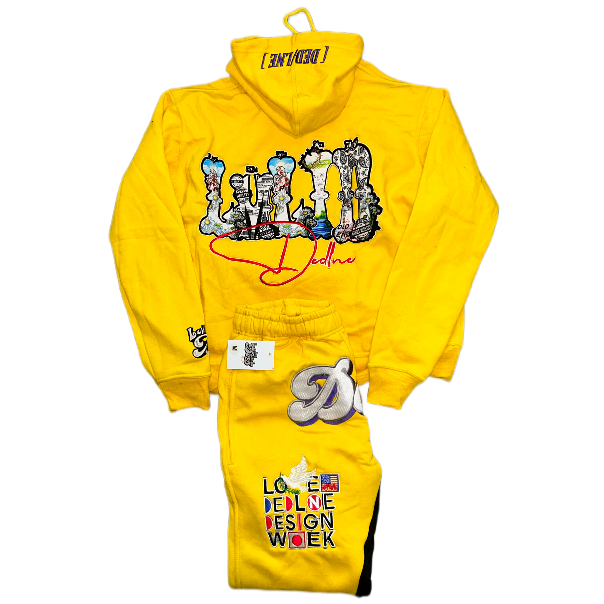 LMLID Yellow sweat suit