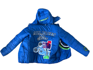 ALL BLUES NO CLUES Puff Jacket