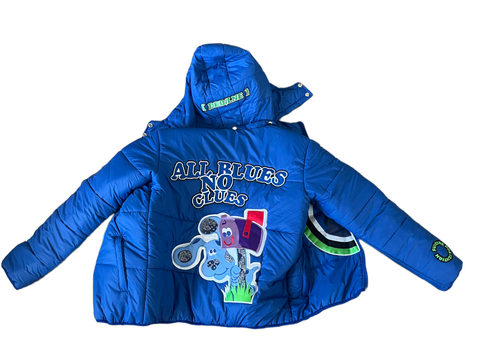 ALL BLUES NO CLUES Puff Jacket