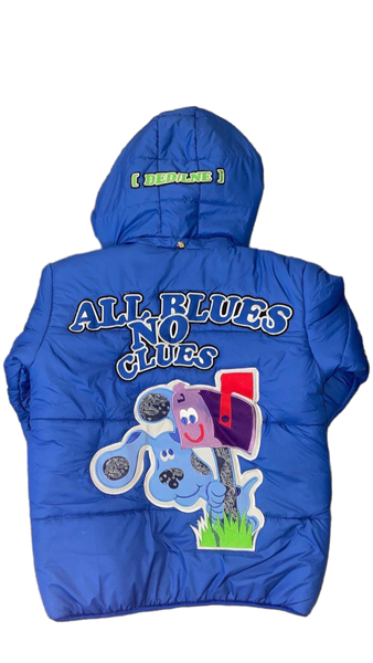 ALL BLUES NO CLUES Puff Jacket